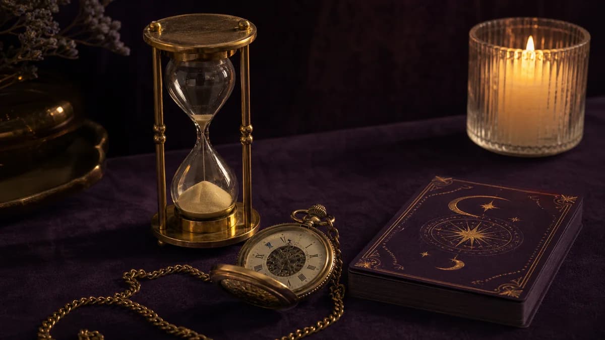 Orologio e carte per una richiesta urgente